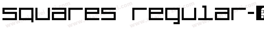 squares regular字体转换